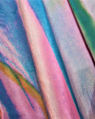 Printed collection – folded fabric and clothing