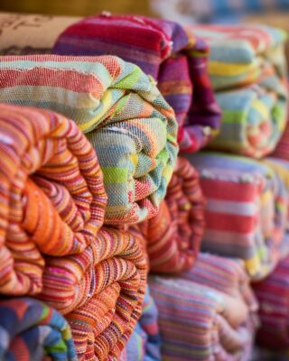 Special Offers collection – folded fabric and clothing